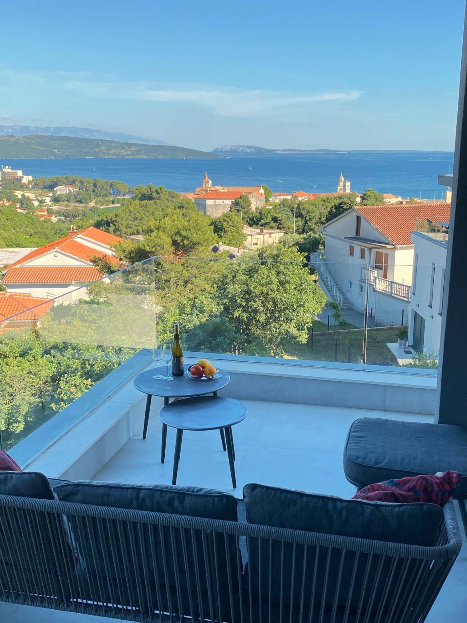 克尔克4Star Seaview Penthouse Krk公寓 外观 照片